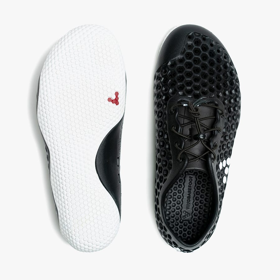 Black Men's Vivobarefoot Ultra III Bloom Running Shoes | Philippines 0013DFMN